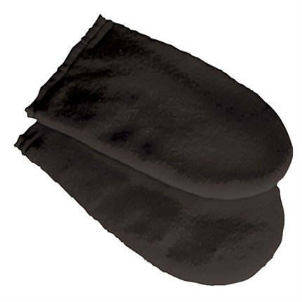 Deo Cotton Manicure Mitts - Black
