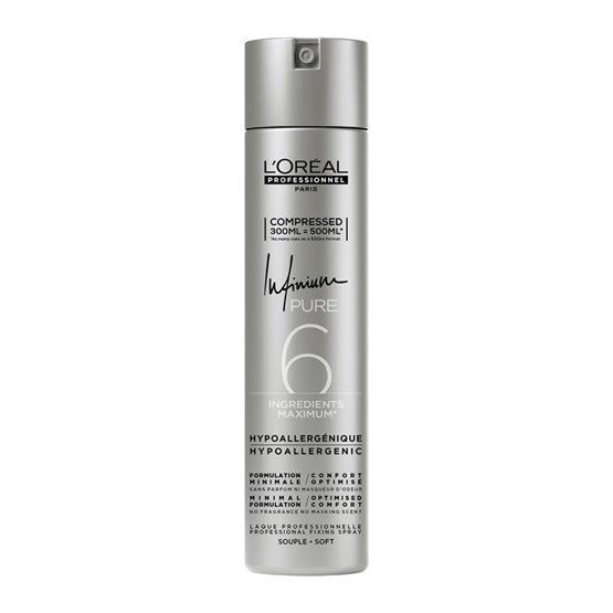 L'Oréal Professionnel Infinium Pure Hairspray 500ml - Regular/Soft Hold