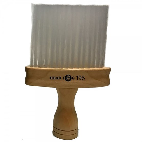 Head Jog 196 Neck Brush - Natural Wood