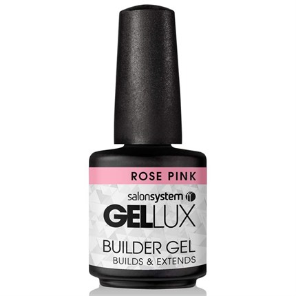 Salon System Gellux Builder Gel 15ml - Rose Pink