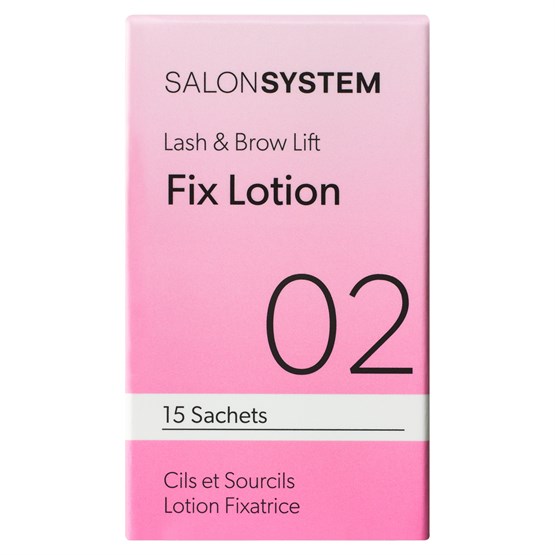 Salon System Lash Brow Lift Fix Lotion Sachets X15