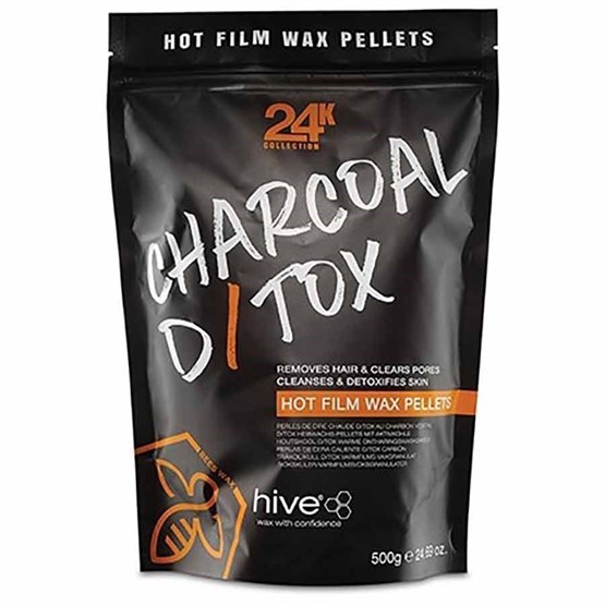 Hive Charcoal D/Tox Hot Film Wax Pellets 500g