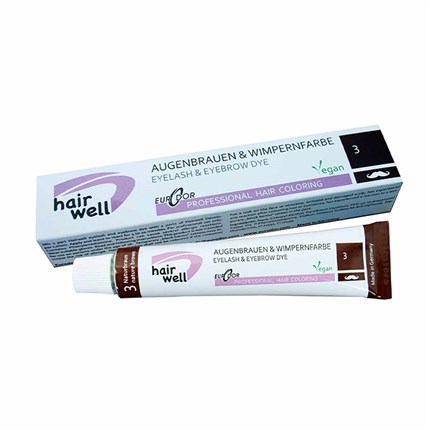 HOF Beauty Hairwell Lash and Brow Tint 20ml - Natural Brown