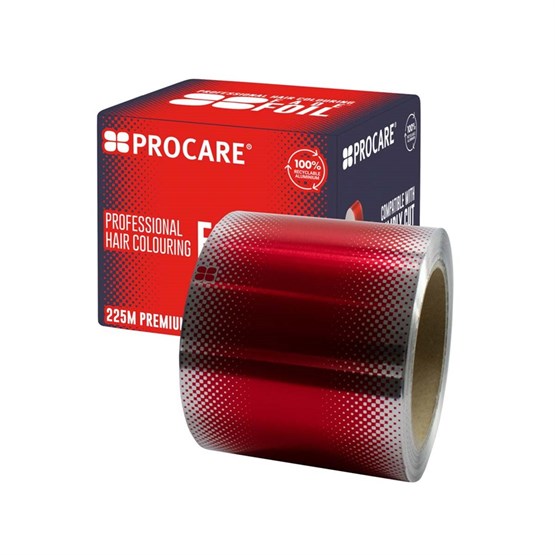 Procare Aluminium Foil 100mm x 225m - Red