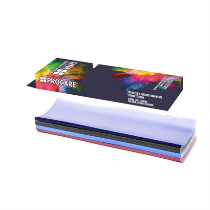 Procare Ultralight Foam Wraps 30cm Pk200 - Mixed Colour