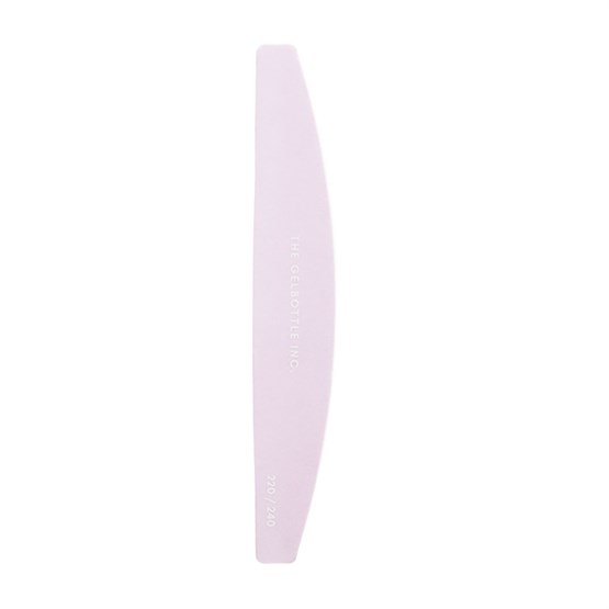 The GelBottle Inc Lilac Half Moon Nail Files 220/240 Grit - 5pk