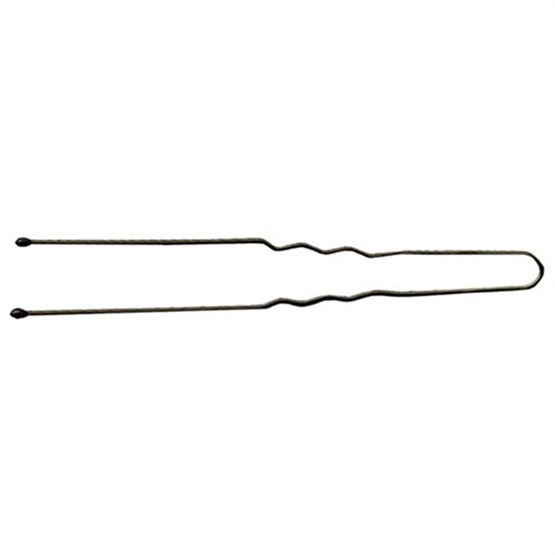 LJ Professional Hairpins - Brown Fine Waved 2 Inch