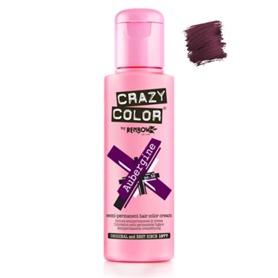 Crazy Color Hair Colour Creme 100ml - Aubergine