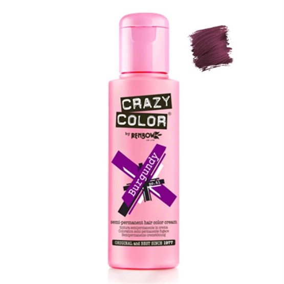 Crazy Color Hair Colour Creme 100ml - Burgundy