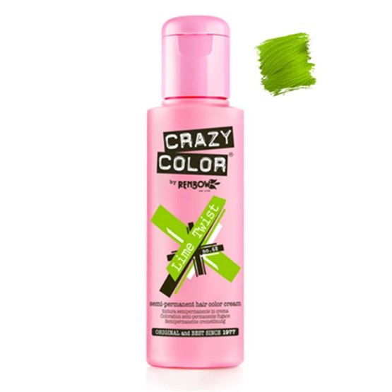 Crazy Color Hair Colour Creme 100ml - Lime Twist