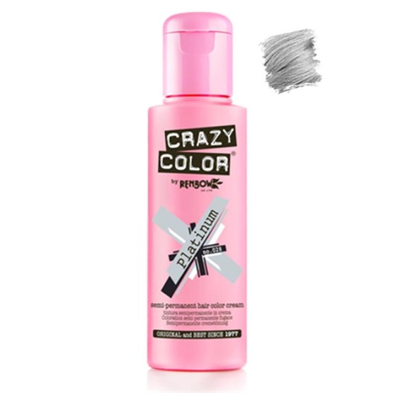 Crazy Color Hair Colour Creme 100ml - Platinum