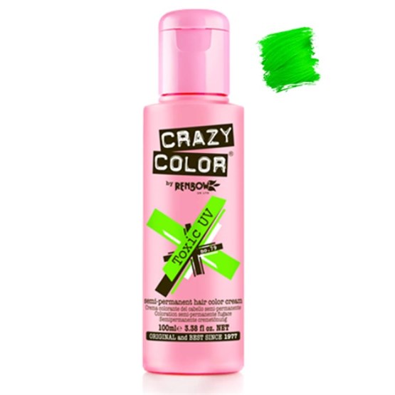 Crazy Color Hair Colour Creme 100ml - Toxic UV