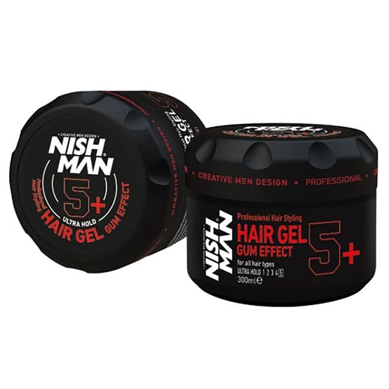 Nishman Ultra Hold Styling Gel 300ml - 5 Gum Effect