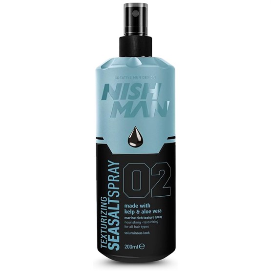 Nishman Sea Salt Spray 200ml - 02 Kelp & Aloe Vera