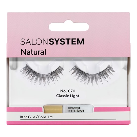 Salon System Naturalash Strip Lashes - 070 Black (Natural)