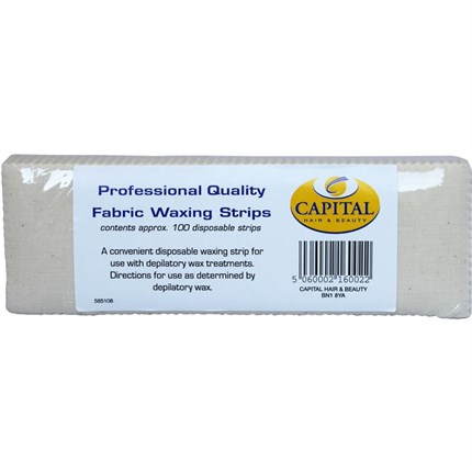 Capital Fabric Waxing Strips Pk100