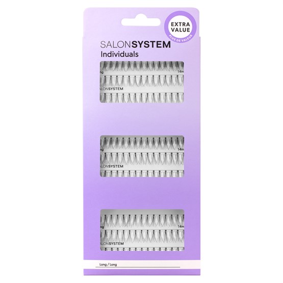 Salon System Naturalash Individual Lashes Flare Black Salon Value Pack - Long (Volume)