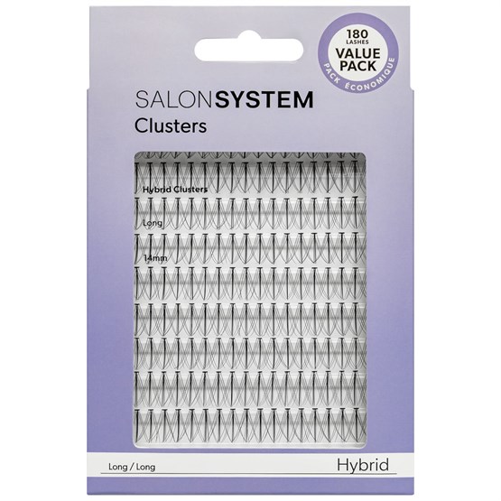Salon System Hybrid Cluster Lashes Value Pack - Long