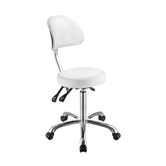 Capital Pro Therapist Stool - White