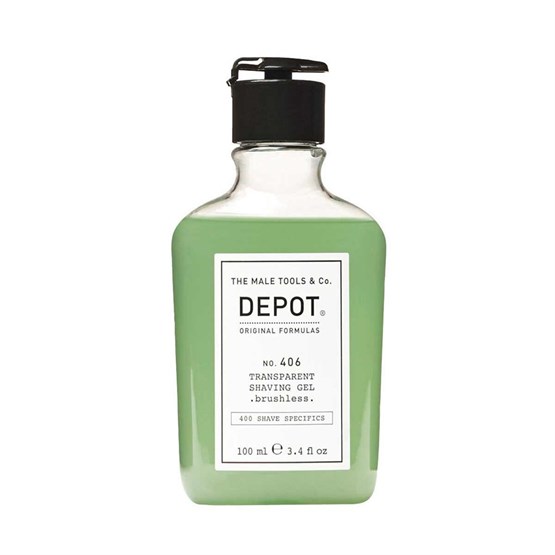 Depot 406 Transparent Shaving Gel Brushless 100ml