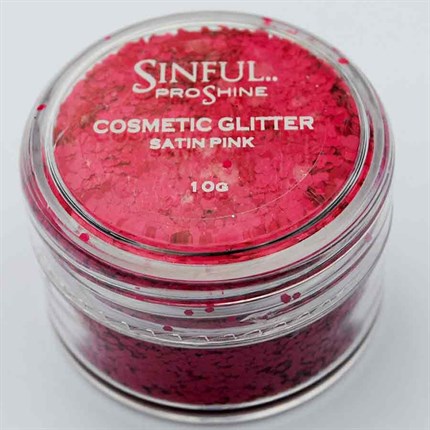 Sinful PROshine Cosmetic Glitter 10g - Satin Pink