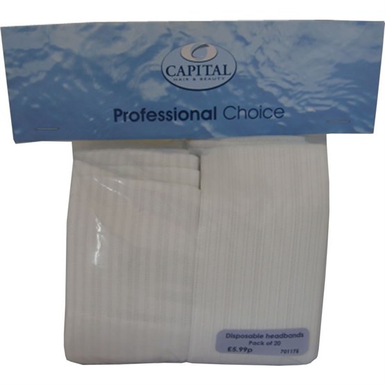 Capital Disposable Headbands Pk20