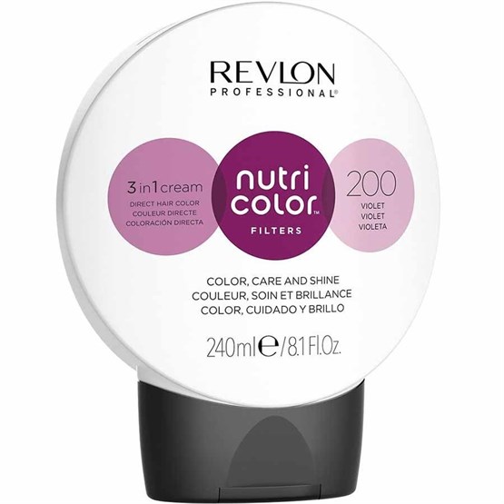 Revlon Nutri Color Filters Cream 240ml - 200 Violet