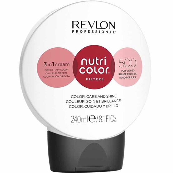 Revlon Nutri Color Filters Cream 240ml - 500 Purple Red