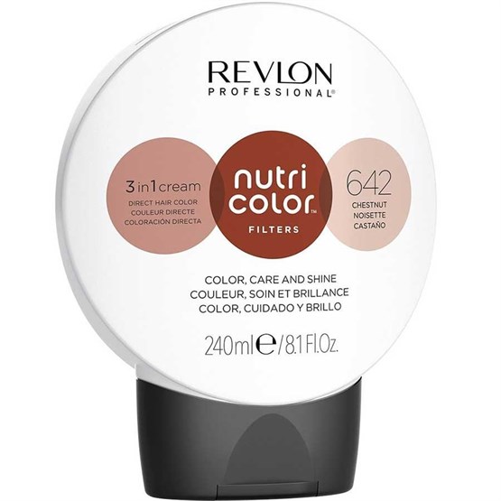 Revlon Nutri Color Filters Cream 240ml - 642 Chestnut