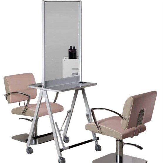 Salon Ambience School Unit -  Island Unit with Wheels