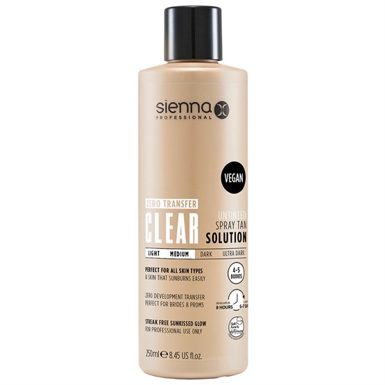 Sienna X Clear Spray Tan Solution 500ml