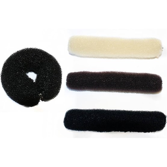 Hair Tools Hair Bun Roll (Long) - Medium (Brown)