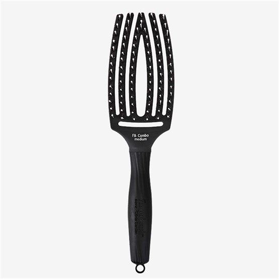 Olivia Garden Fingerbrush Care Boar & Nylon Full Black - Medium