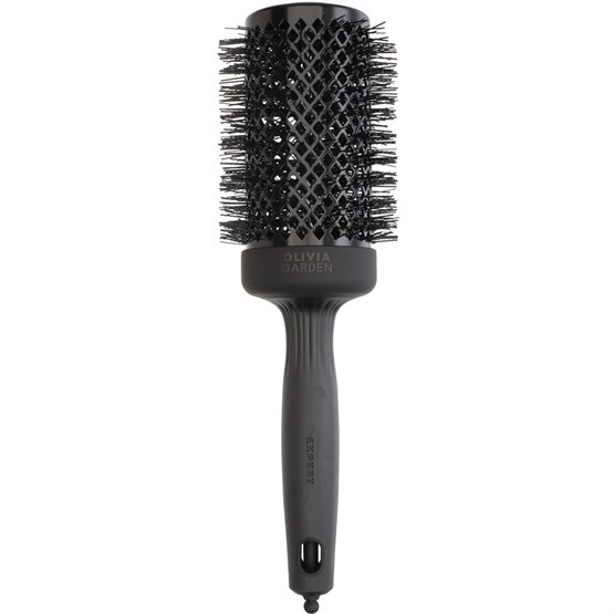 Olivia Garden Expert Blowout Shine Wavy Bristles Black Label 55mm