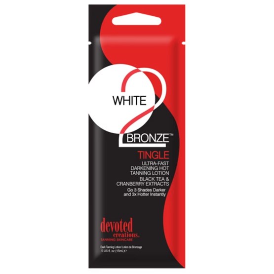 Devoted Creations White 2 Bronze Sachet 15ml - Tingle