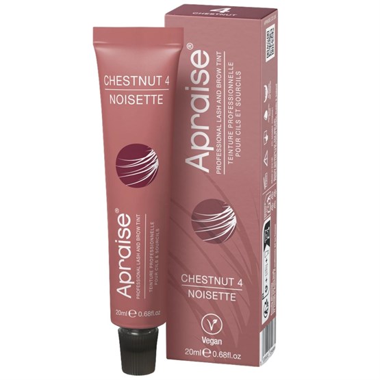 Apraise Vegan Eyelash & Eyebrow Tint 20ml - No. 4 Chestnut