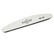 The Manicure Company 180/240 GRIT Half Moon Nail Files - 5pk