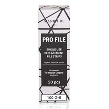 The Manicure Company Replacement Nail File Strips - 100grit (50pcs)