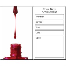 Agenda Nail Appointment Cards - Varnish & Brush