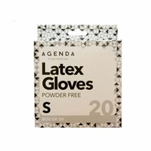 Agenda Latex Gloves Powder Free - Small - 20 Pack