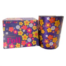 Agenda Prisma Embossed Foil Flower Power - 100m (127 x 100MM)