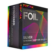 Agenda Prisma Pop Up Foil Silver - 500 Sheets (120 x 280MM)