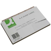 Agenda A-Z Index Cards