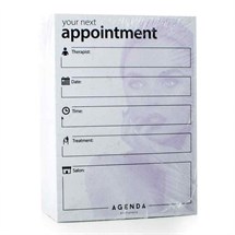 Agenda Nail Appointment Cards x100