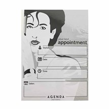 Agenda Appointment Cards Pk100 - Hair