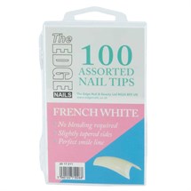 The Edge French White Tips Assorted - 100 Assorted
