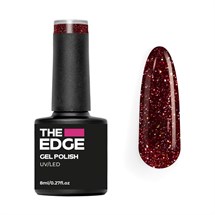 The Edge Gel Polish 8ml - Rouge Glitter