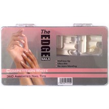 The Edge Competition Tips French White Pk360 Assorted