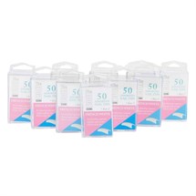 The Edge French White Nail Tips Pk50 - Size 1