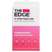 The Edge 4 Step Pedicure Pack - Pomegranate